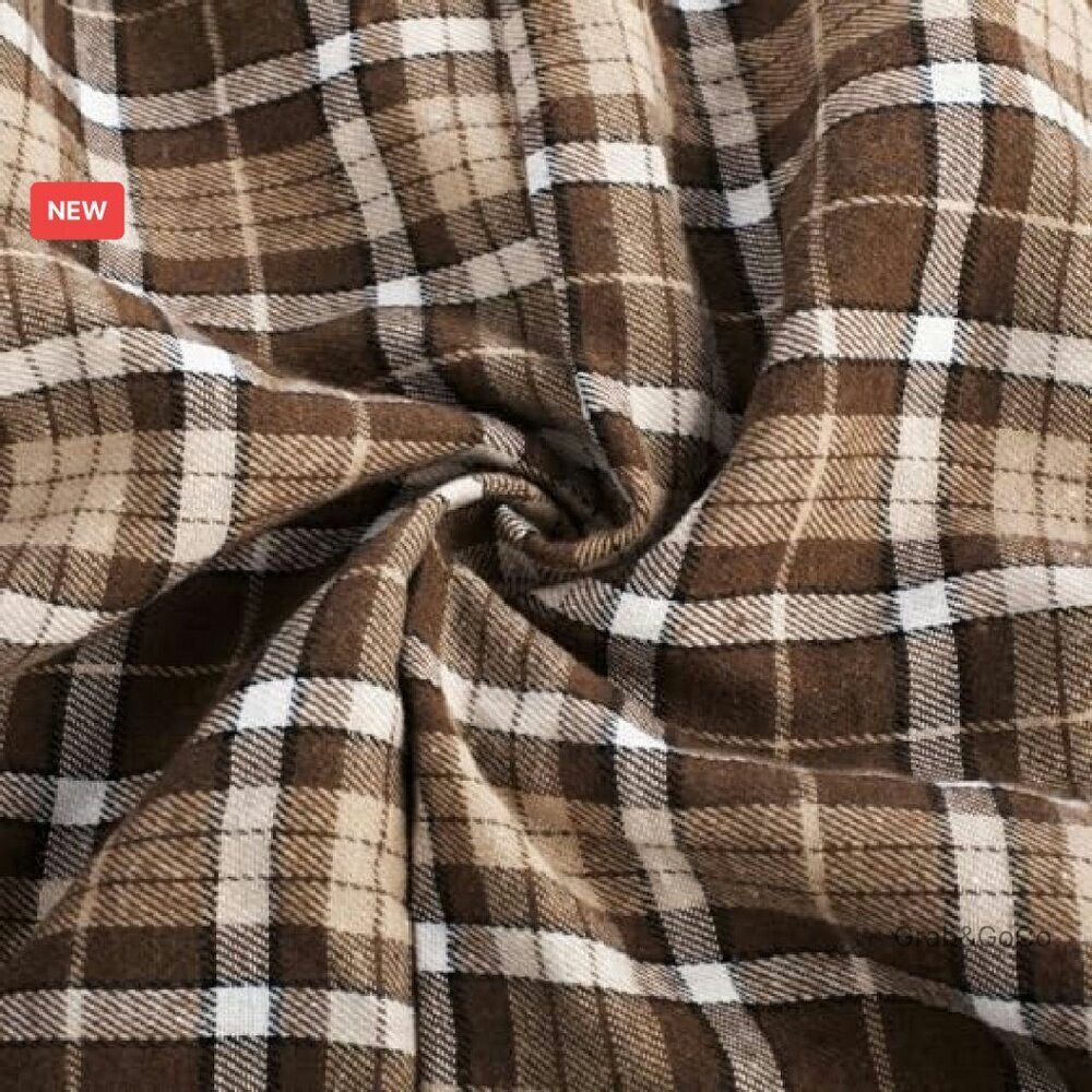 Vintage Plaid A-Line Skirt Retro Midi Flared with Pockets & Belt - Picture 8 of 8